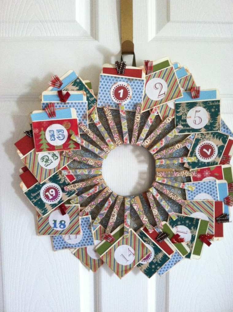 christmas wreath decorate door idea original diy