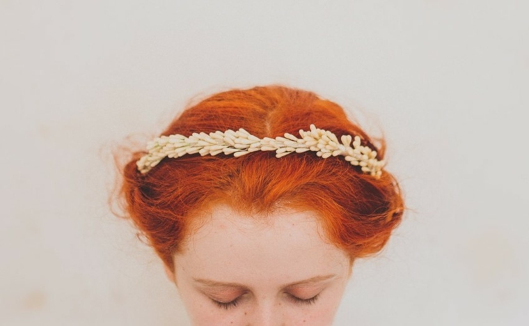 wedding crown idea vintage wedding hairstyle