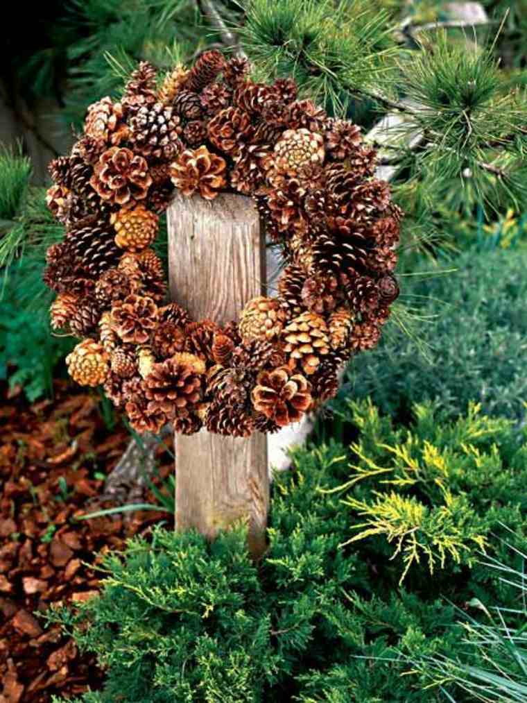 pine cone crown idea fir tree autumn winter