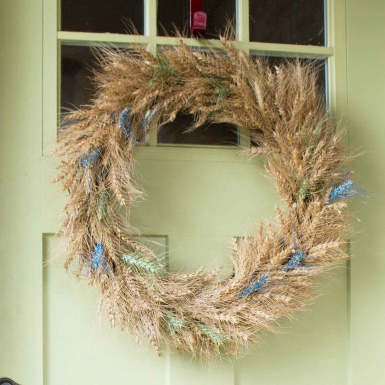 wreath door fall idea