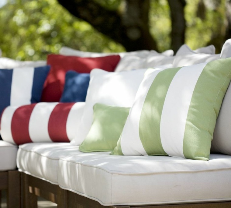 outdoor cushion for garden furniture stripes idea sofa design