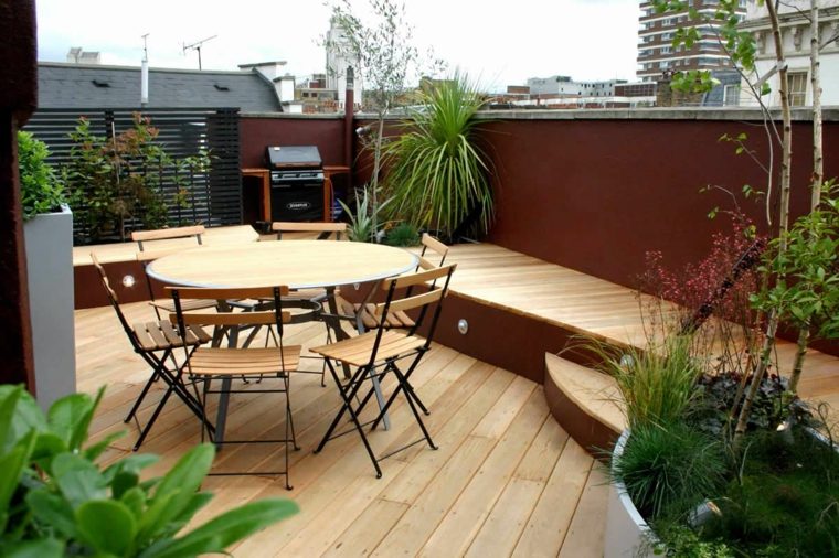 cover a wooden deck wood furniture