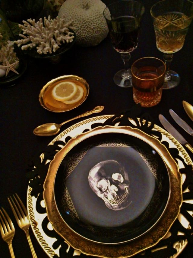 deco table table design halloween tabela