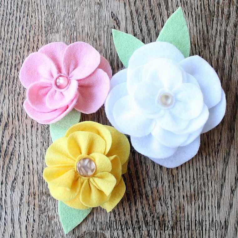 idea fabric flower creation diy flowers fabric to do it yourself