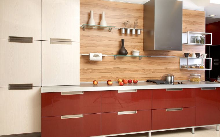 credences wood modern design