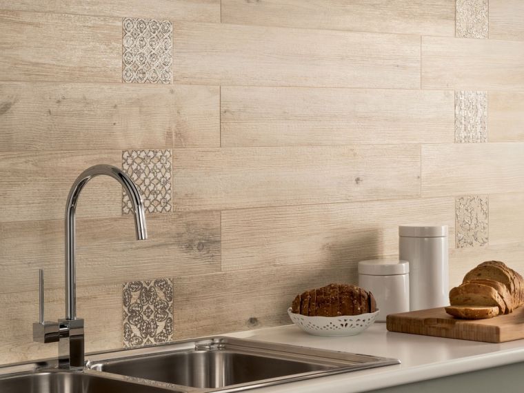 ideas credence wall wood kitchen