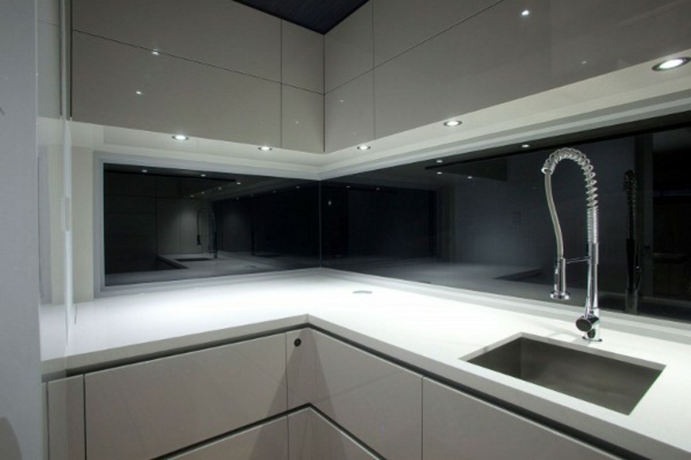 credence kitchen black idea design