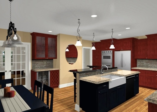 kitchen-island-central-original-idea-bulb-ceiling cupboards