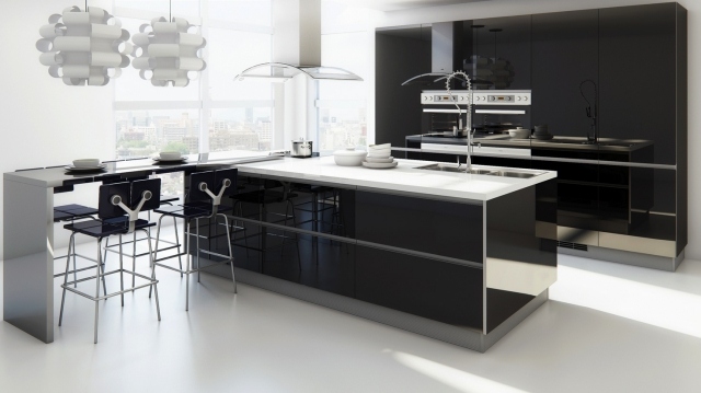 kitchen-island-central-idea-Original-black-white bar