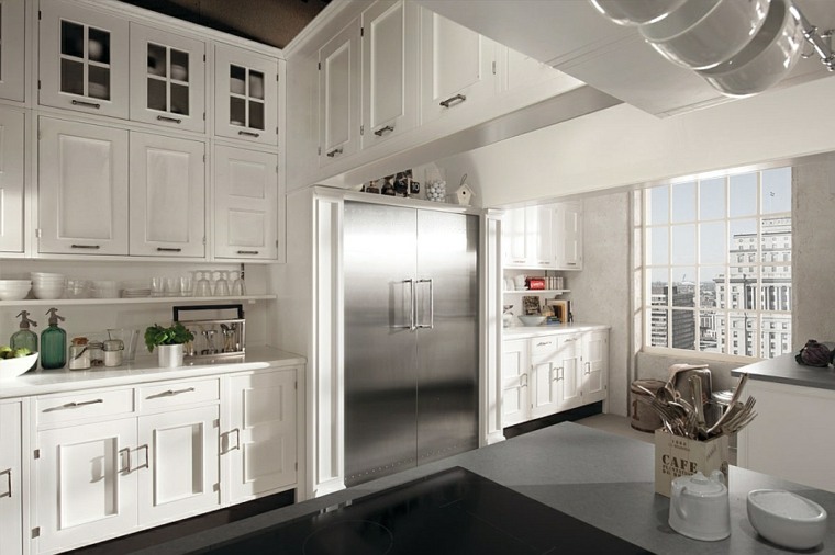 kitchen white cabinet storage