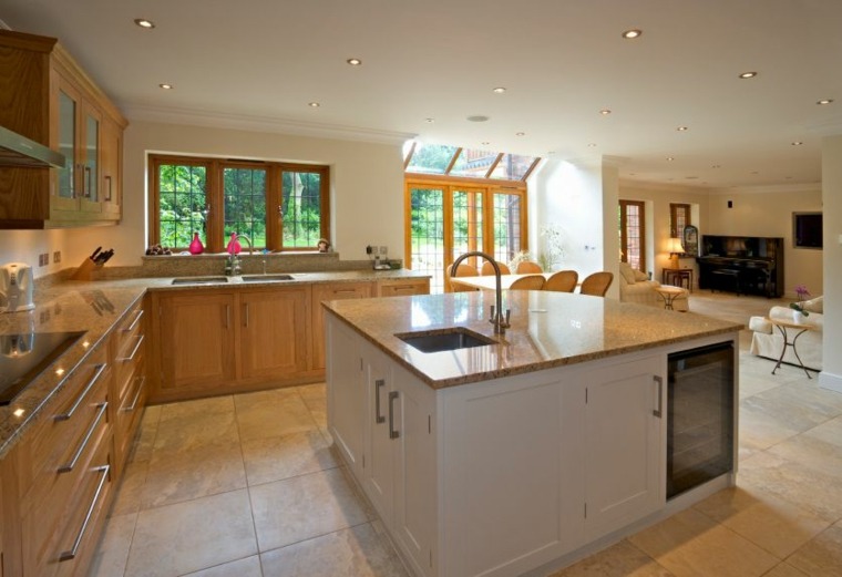 deco wood kitchen angle