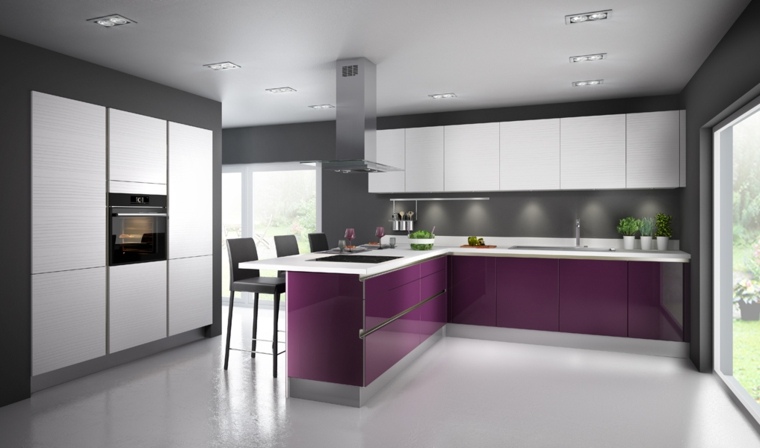 contemporary kitchen idea fitting extractor hood