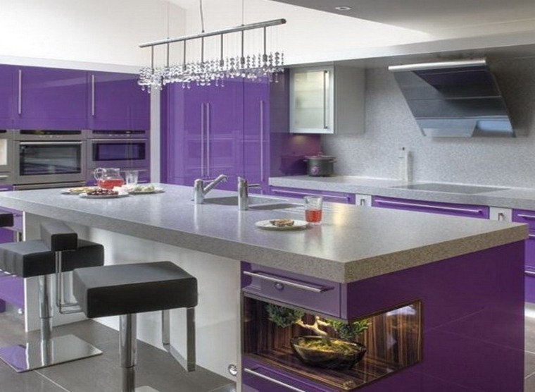 kitchen-with-island-central-eggplant-color-idea