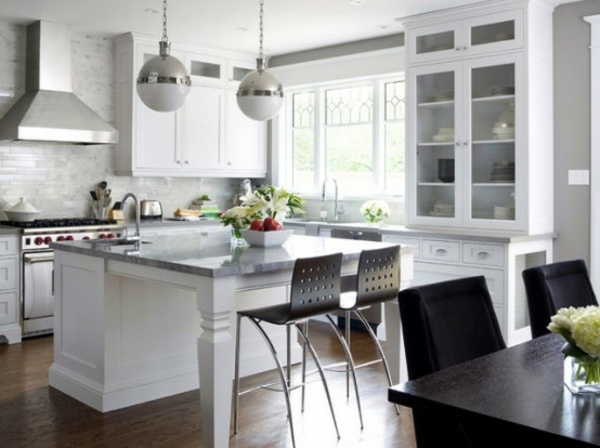 kitchen with central island design