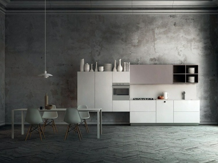 white beige kitchen Del Tongo