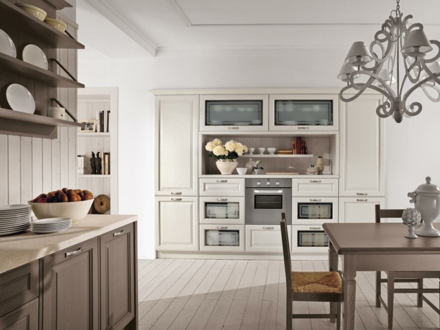 kitchen white gray deco