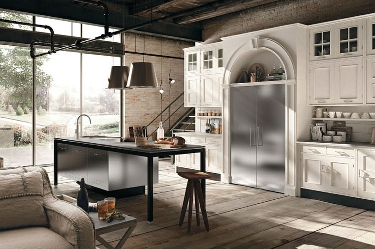 contemporary white kitchen marchi