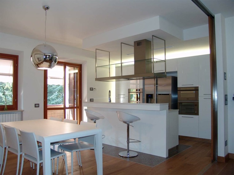 modern white kitchen design