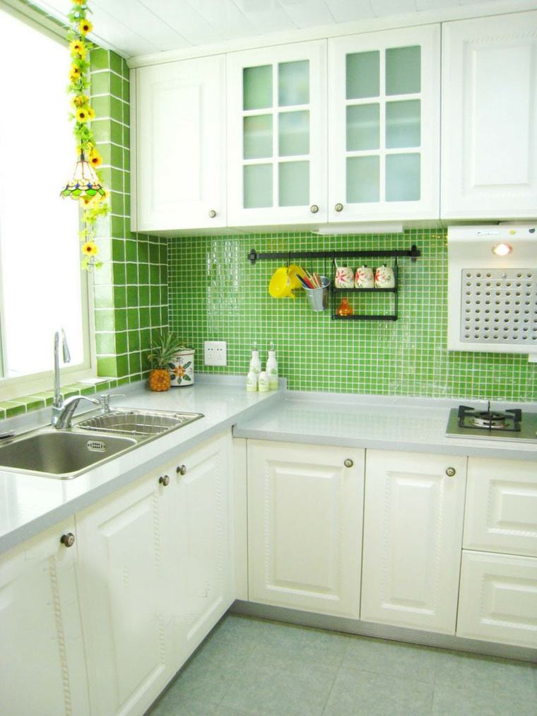 interior kitchen design wall tile green design furniture wood kitchen idea wall tile