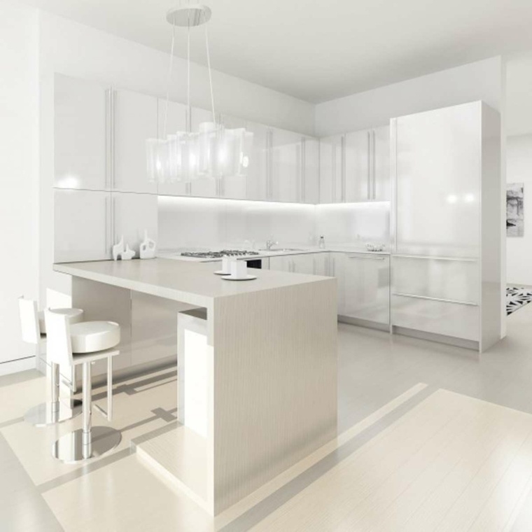 white kitchen lacquer design