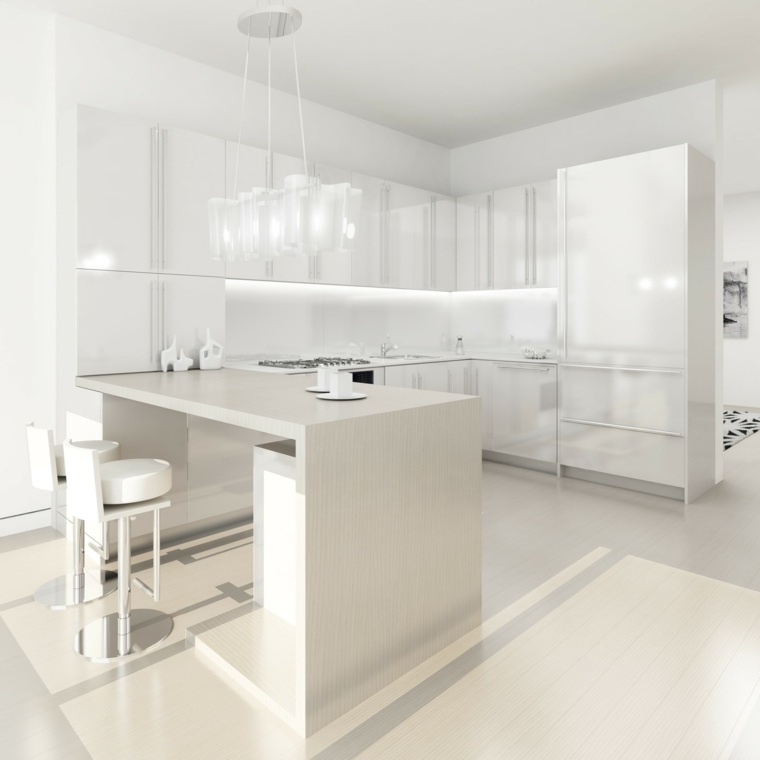 minimalist kitchen central island design