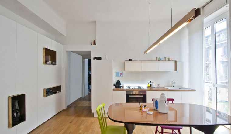 kitchen-white-plan-for-work-wood dinette-round-table-modern-design