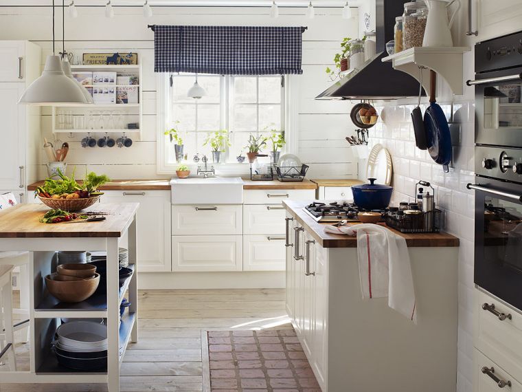 kitchen-white-plan-for-work-wood-deco chic-modern-campaign