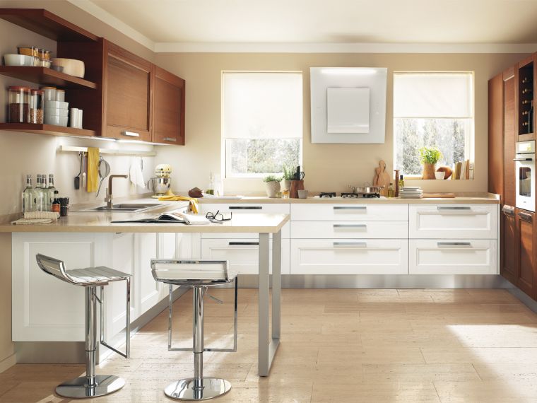 kitchen-white-plan-for-work-wood-furniture-high-laminate-color beige