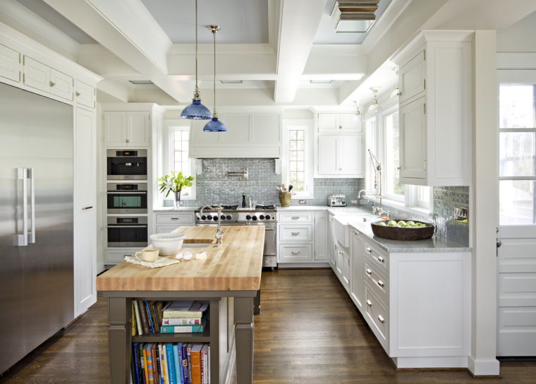 kitchen-white-plan-for-work-wood-small-island-central-deco-modern