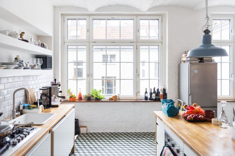 kitchen-white-plan-for-work-coating wood-basement-great-design tiles