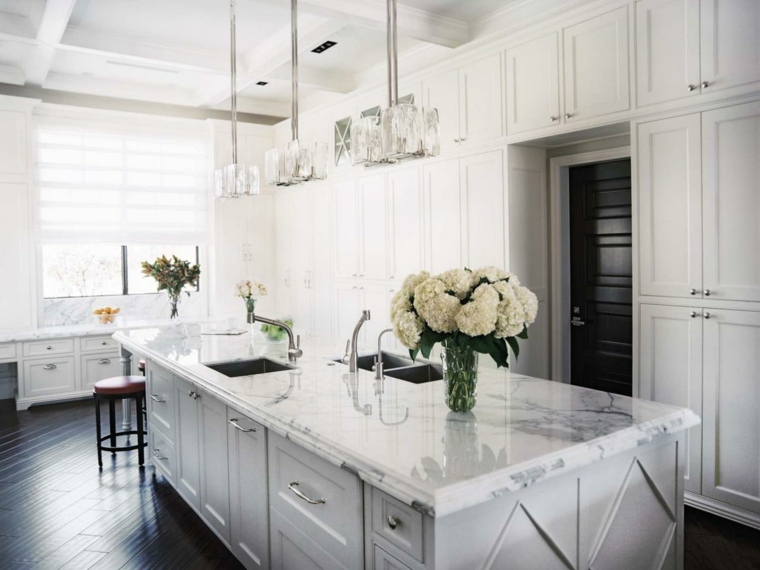 white kitchen traditional style