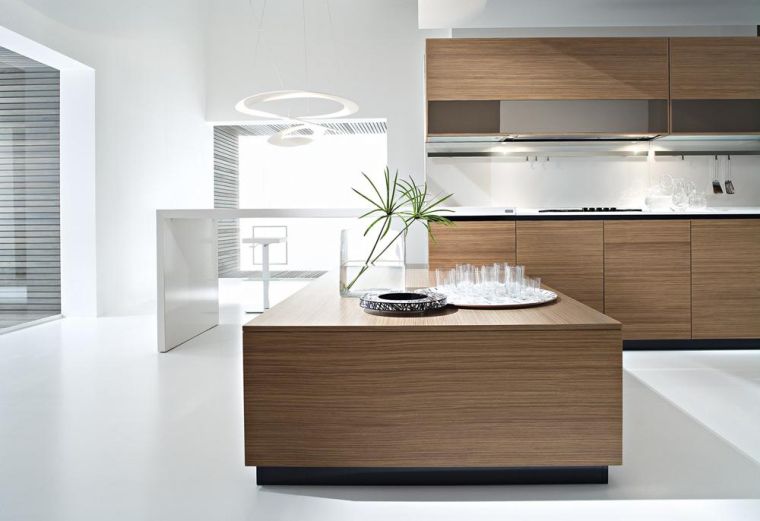 kitchen wood raw-idee-deco-furniture-modern-wardrobe-facade decoration-natural