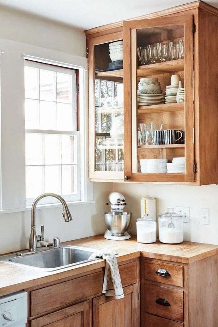 kitchen wood raw-furniture-modern-design-small-area-decoration-natural