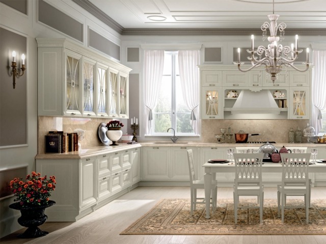 traditional deco wood kitchen