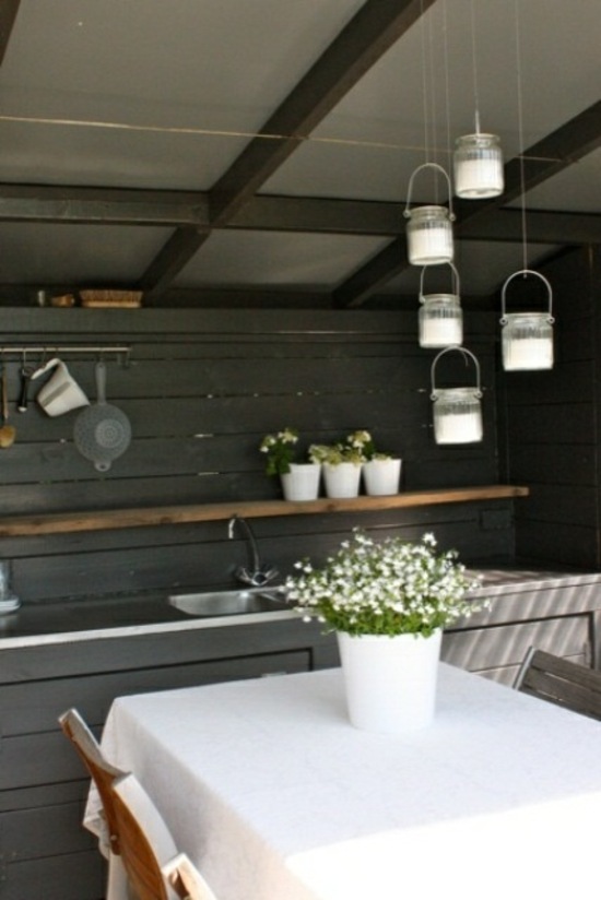 rustic deco wood kitchen