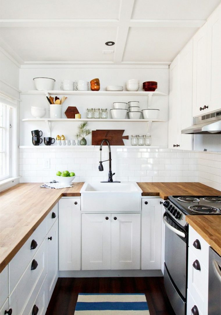 white kitchen wood floor mats white furniture white tile