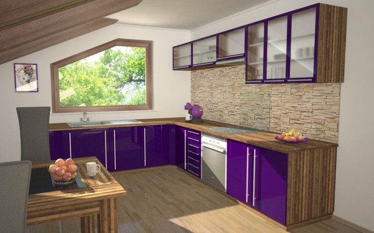 kitchen color idea wood