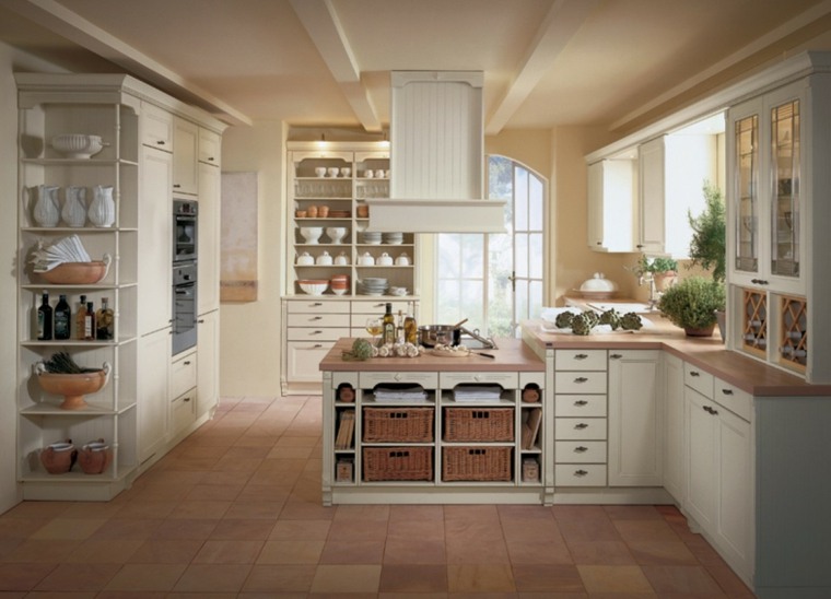 kitchen countryside deco wood idea