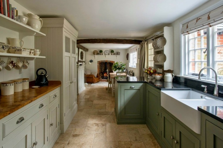 kitchen countryside deco wood