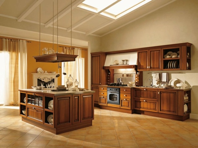 classic kitchen central island