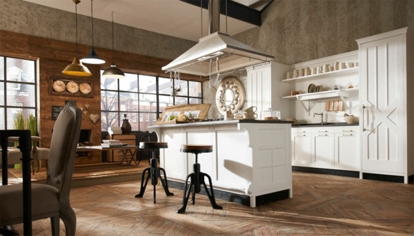 classic kitchen island vintage