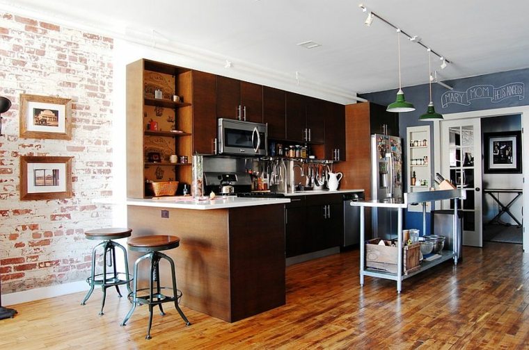 kitchen interior modern industrial design