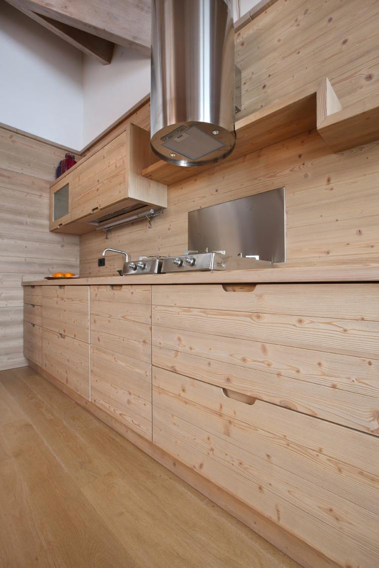 sodobna zasnova kuhinjskega lesa