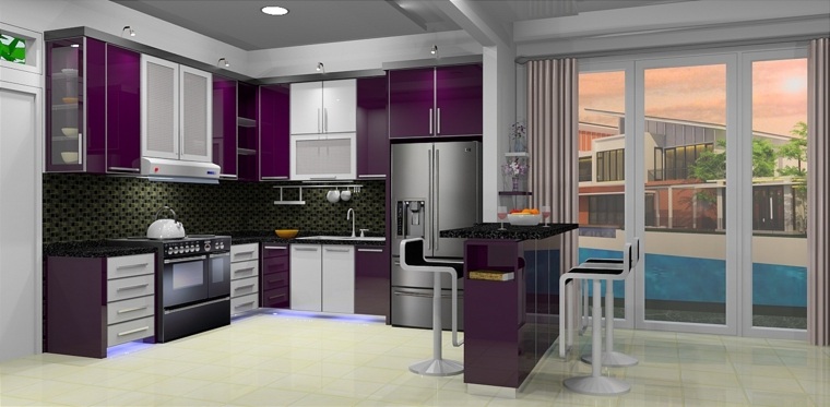 small kitchen idea design color design