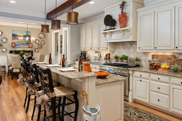 kitchen with bar traditional style design idea furniture arrangement bar stools