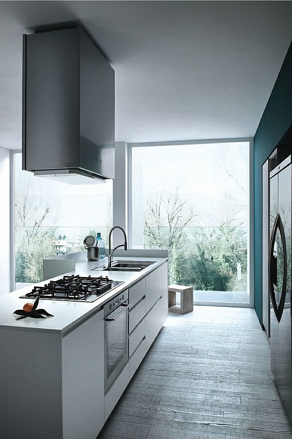 white deco kitchen