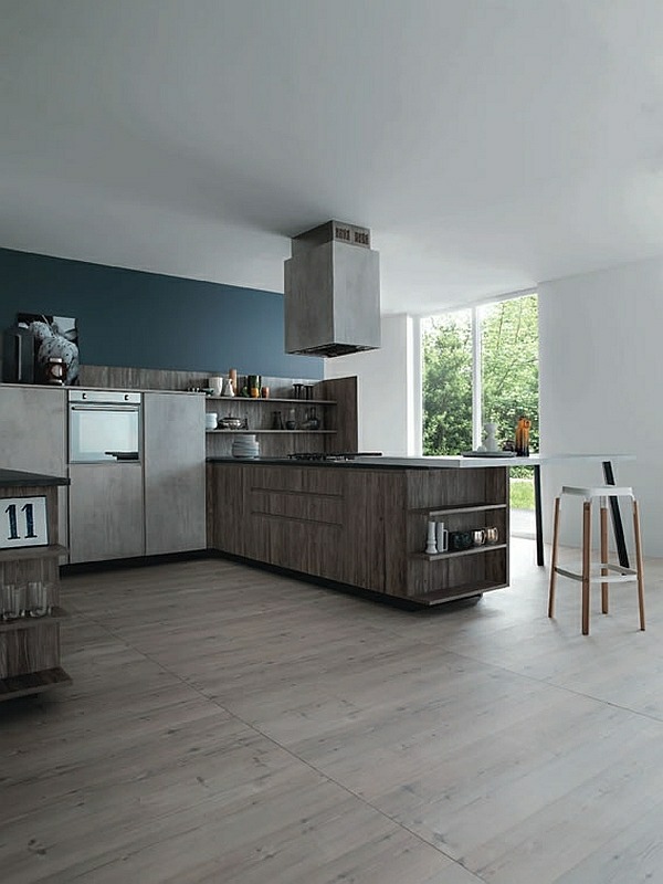 kitchen deco counters wood