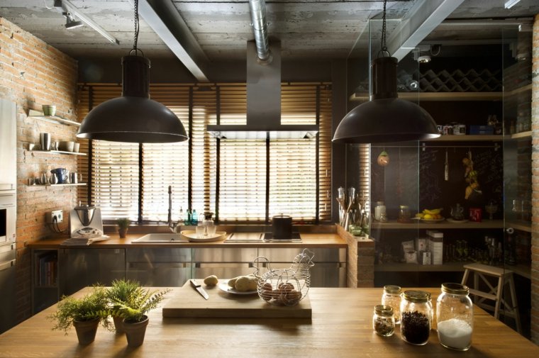 black kitchen decorating idea