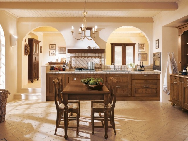 modern traditional kitchen deco