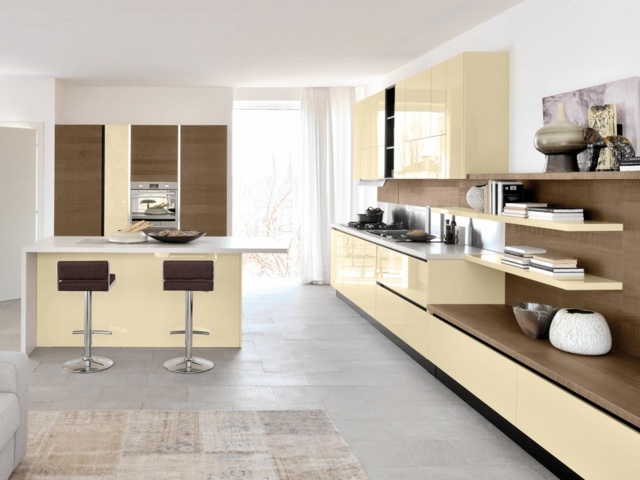 kitchen deco smooth surfaces